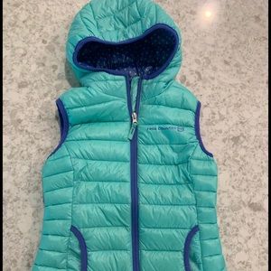 🤩BOGO Lightweight hooded puffer vest- EUC